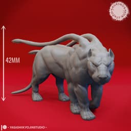 Displacer Beast - Tabletop Miniature (Pre-Supported) 3d model