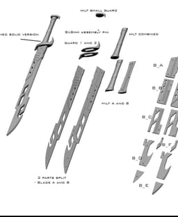 Annihilation heavy sword 3d model