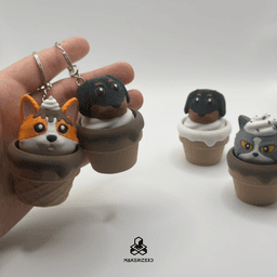 Ice Cream Buddy Clicker (dachshund) 3d model