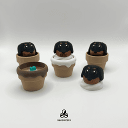 Ice Cream Buddy Clicker (dachshund) 3d model