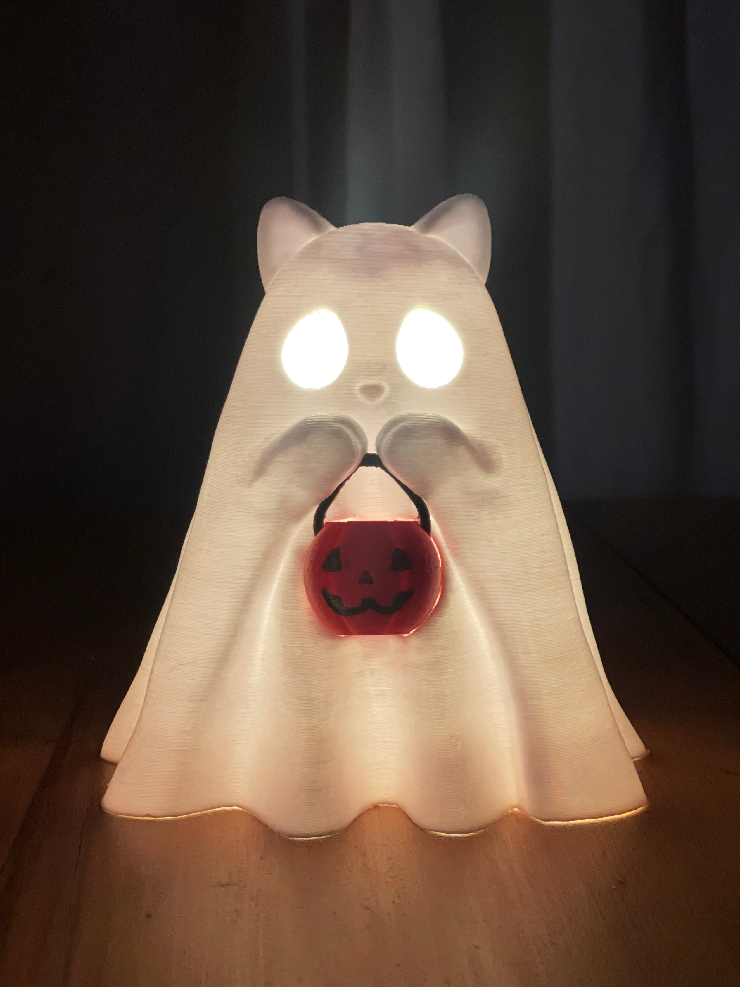 Ghost Cat Halloween Decor 3d model