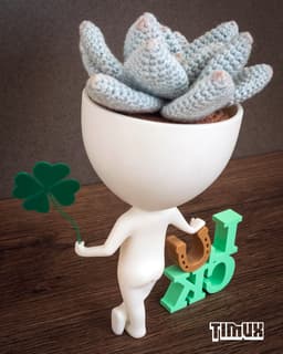 ROBERT PLANT WITH A LUCK SIGN 3d model