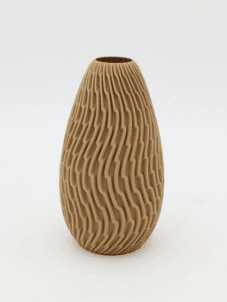 Rill Vase - Beach Waves Vase 3d model