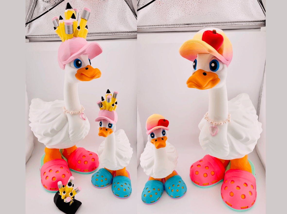 Teacher Appreciation Goose Gear for Porch Goose 3d model