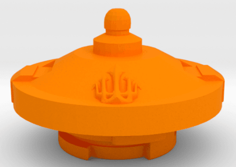 BEYBLADE AQUAMAN | COMPLETE | DC COMICS SERIES 3d model