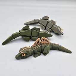 Spinosaurus Hatchling 4 Versions - Glass Eyes Flexi Dinosaur 3d model