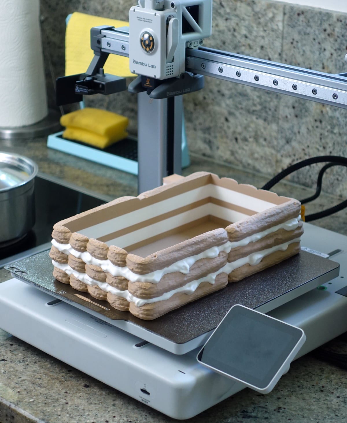 Tissue box tiramisu 3d model