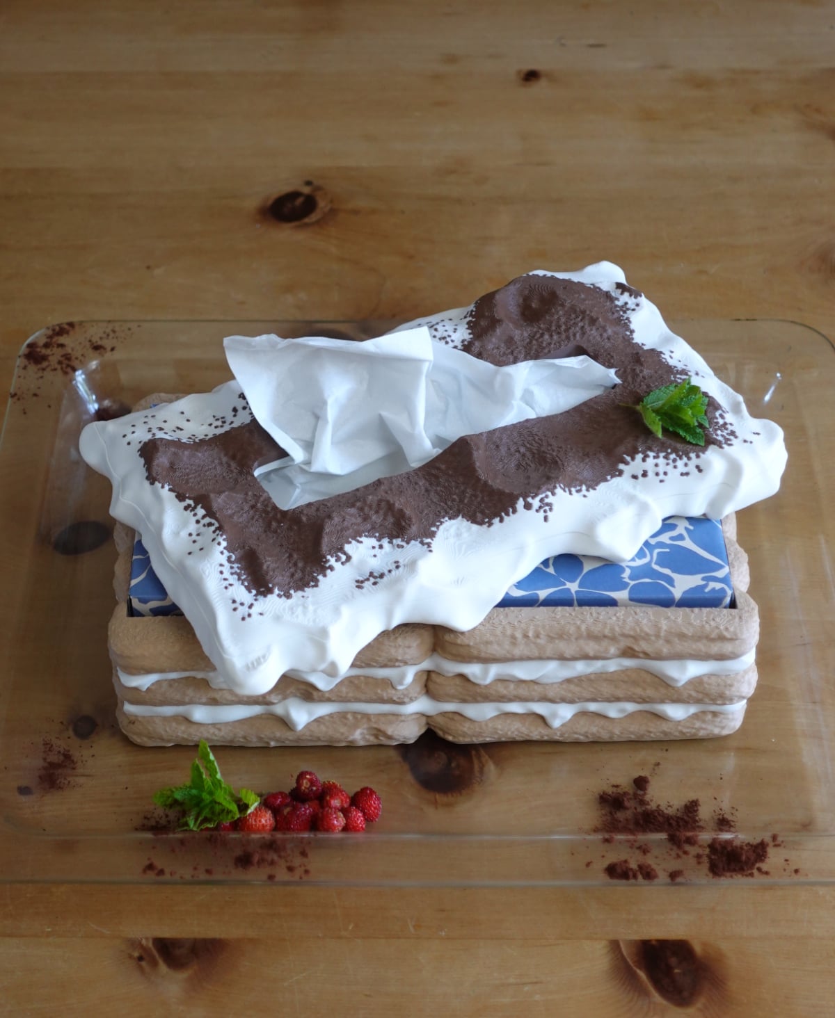 Tissue box tiramisu 3d model