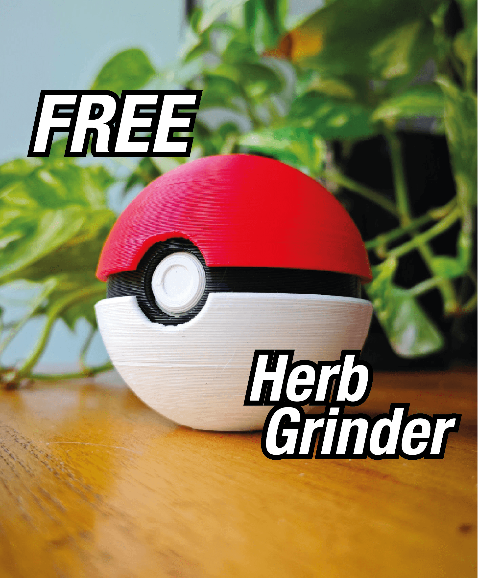 Pokeball Grinder 3d model