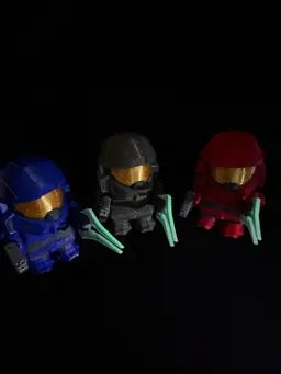 Red vs Blue 3d model