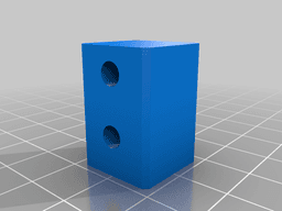 Rail MGN 12 sur XY Hypercube evolution 3d model
