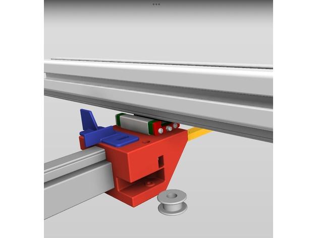 Rail MGN 12 sur XY Hypercube evolution 3d model
