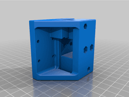 Rail MGN 12 sur XY Hypercube evolution 3d model