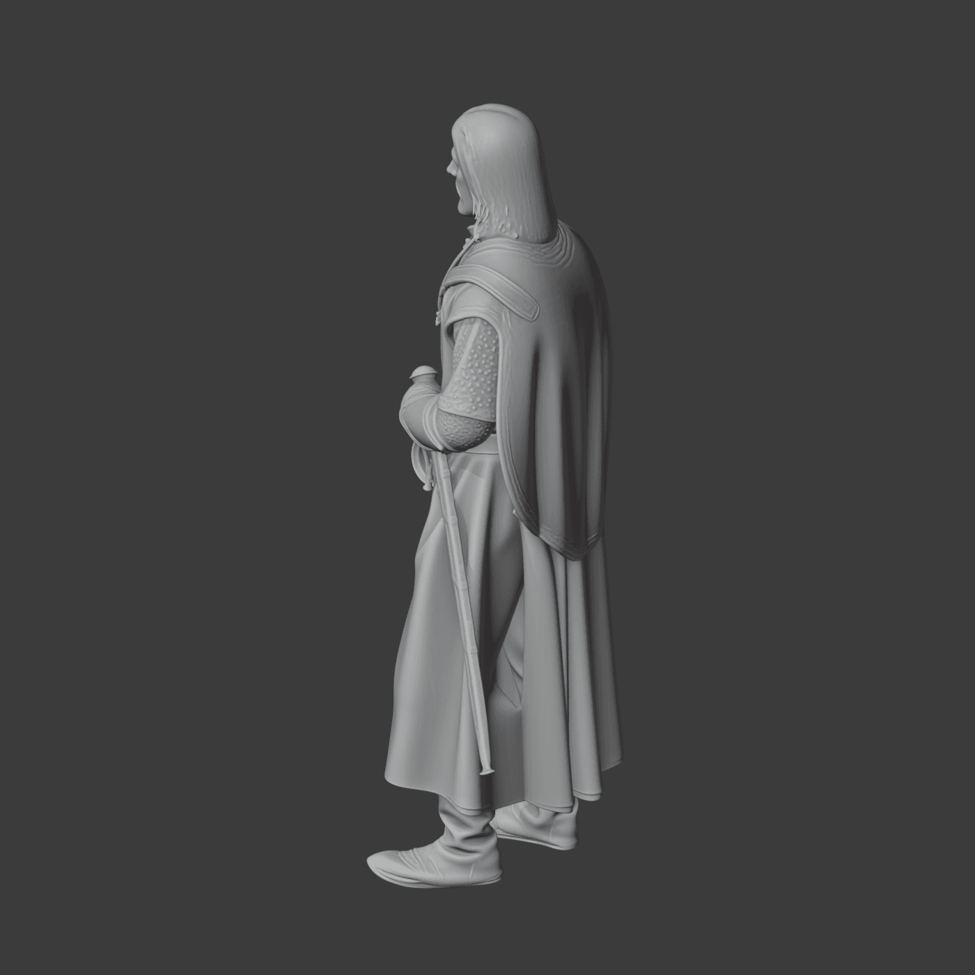 Boromir Lord of the Rings Figurine 3d model