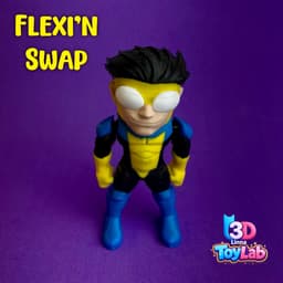 MARK GRAYSON INVINCIBLE FLEXI TOY FAN ART 3d model