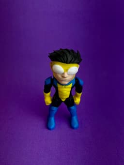 MARK GRAYSON INVINCIBLE FLEXI TOY FAN ART 3d model