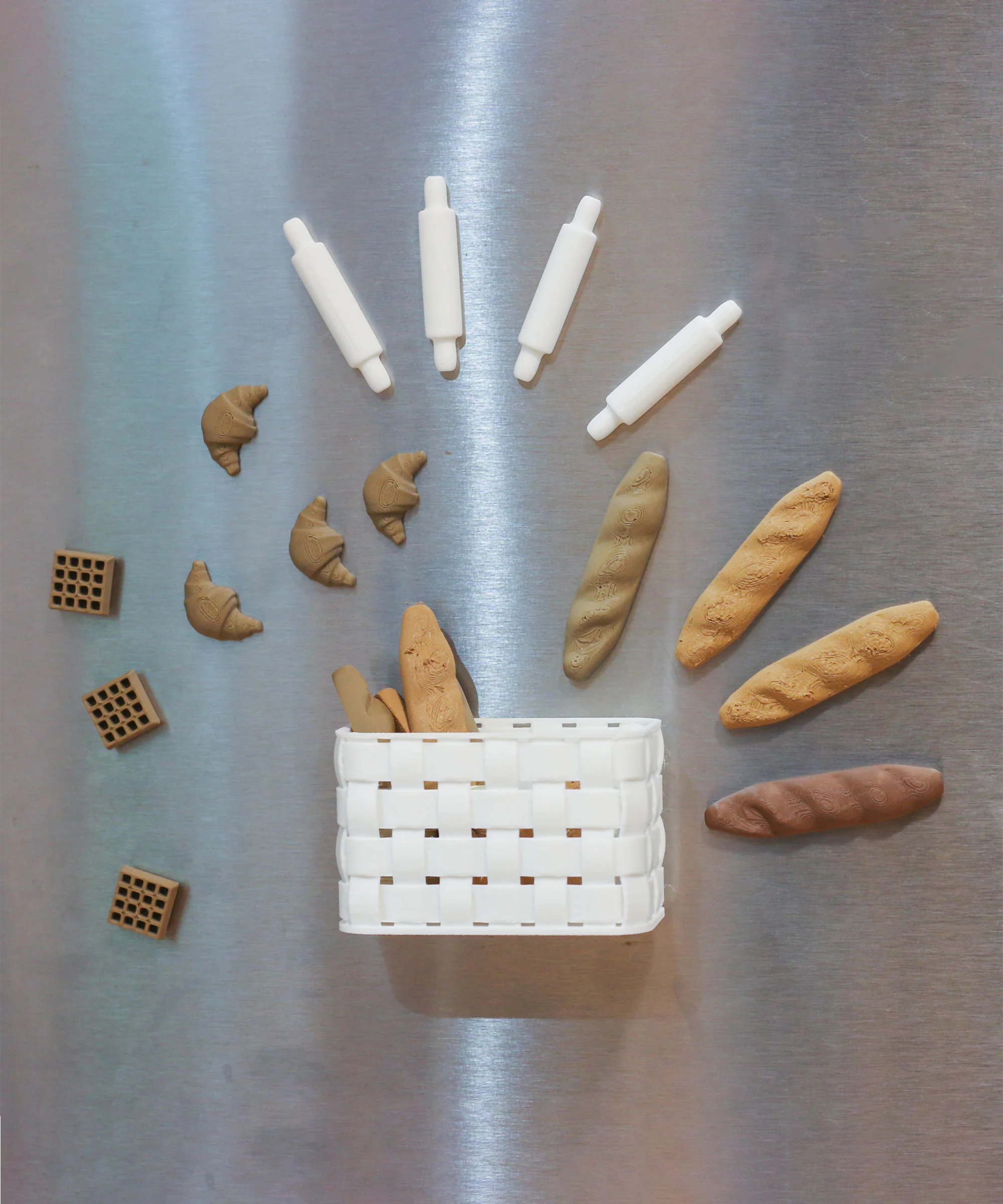 Bakery Bites Magnet Set 3d model