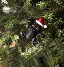 cat chritsmas tree ornament 3d model