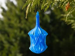 ZigZag Christmas Ornament 3d model