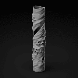 Kiwi Spark Skull Cover 3d model