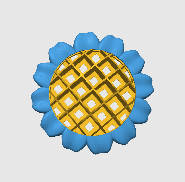 Crayon Holder | Flower 3d model