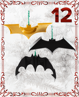 Batarang Ornaments - Batman - Christmas Day 12 3d model