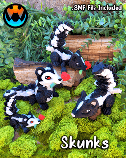 Tiny Skunk 3d model