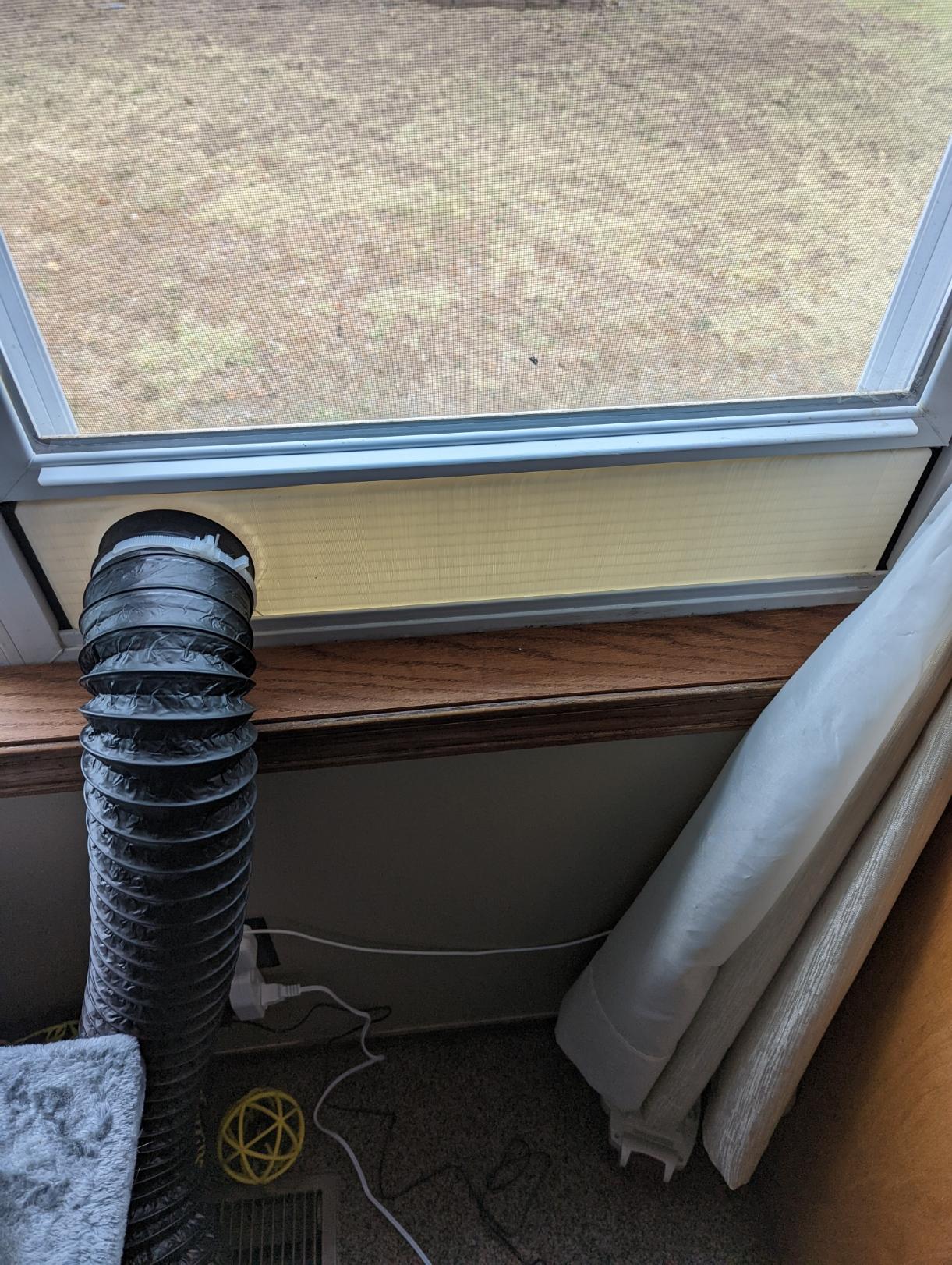 Litter bot window ventilation system 3d model