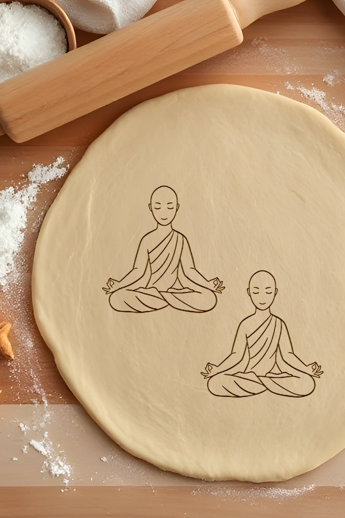 Yoga Cookie Cutter Biscuit Cutter 3d model