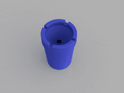 Portable Odorless Beach/Travel Ashtray 3d model