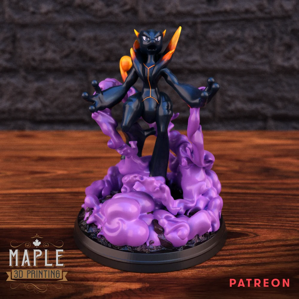 Shadow Mewtwo - Pokemon - Support Free 3d model