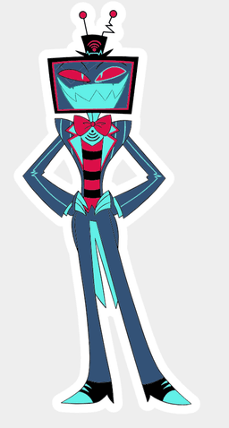 Fanart Suncatcher - Overlord Vox from Hazbin Hotel 3d model