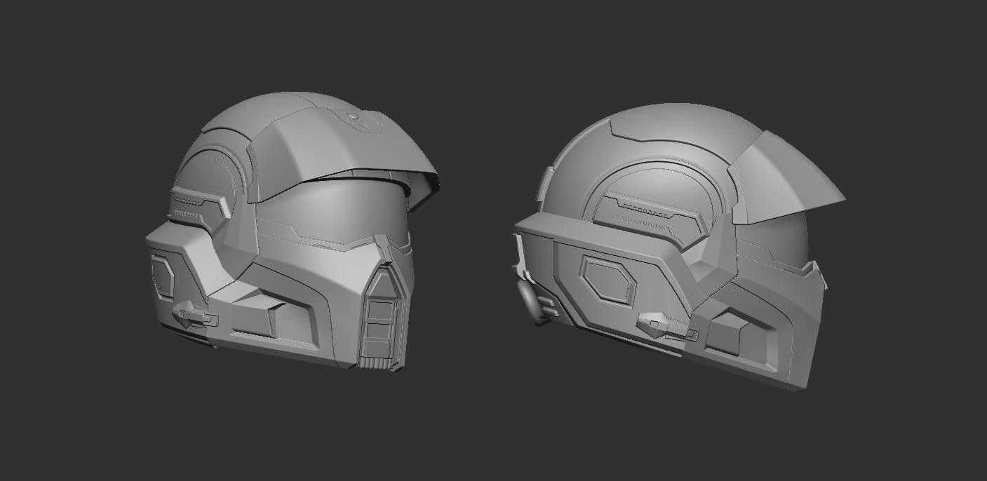 Helldiver Scout helmet 3d files 3d model