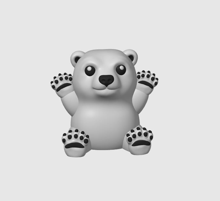 Polar Bears Need Hugs Too! 3d model