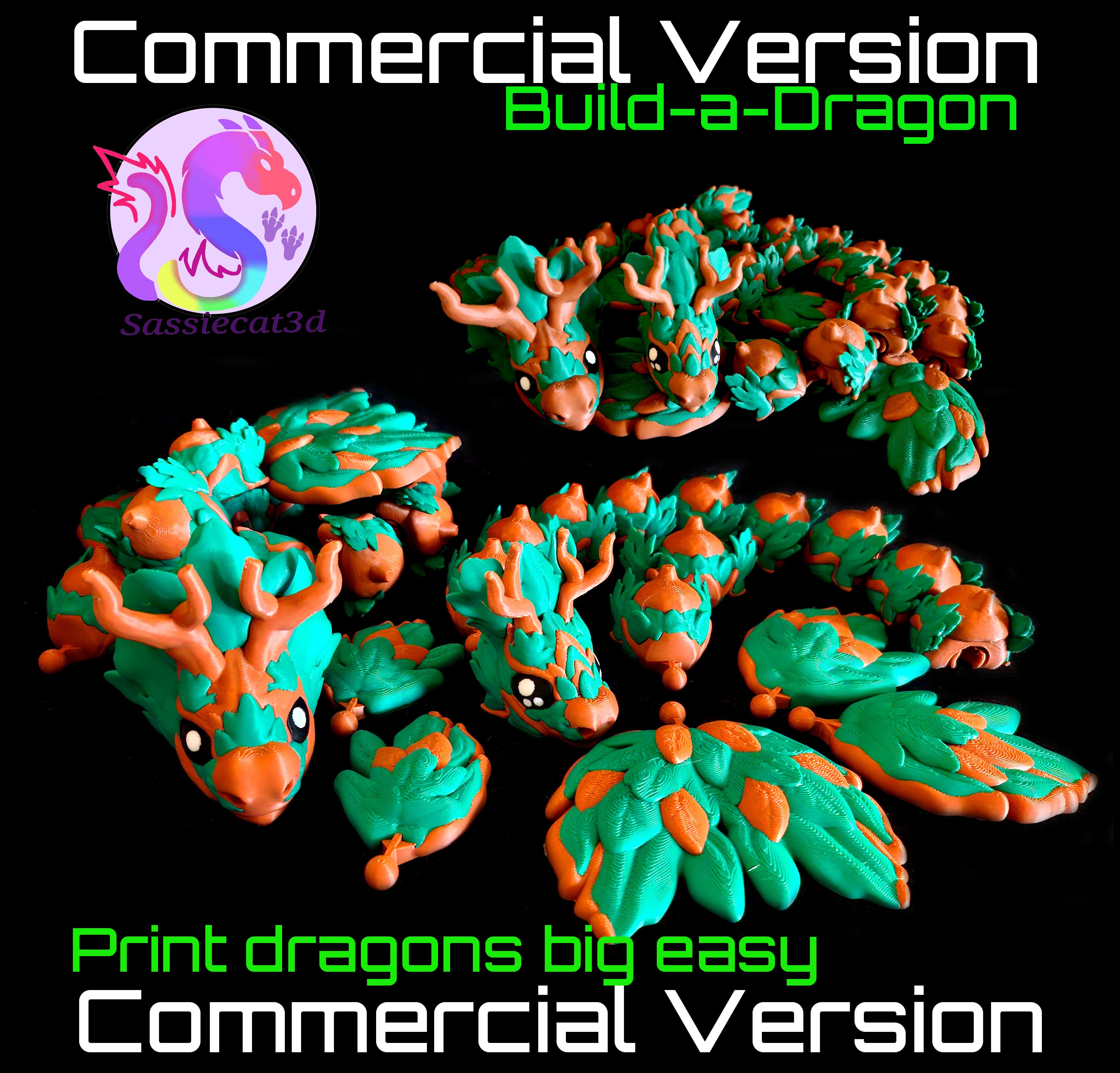 Hazel and Oak Build-a-Dragon *Commercial Version* 3d model
