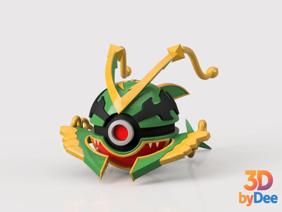 Rayquaza (Mega) Ball 3d model