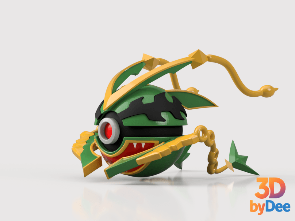 Rayquaza (Mega) Ball 3d model