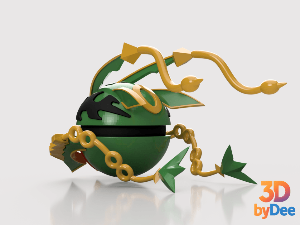 Rayquaza (Mega) Ball 3d model