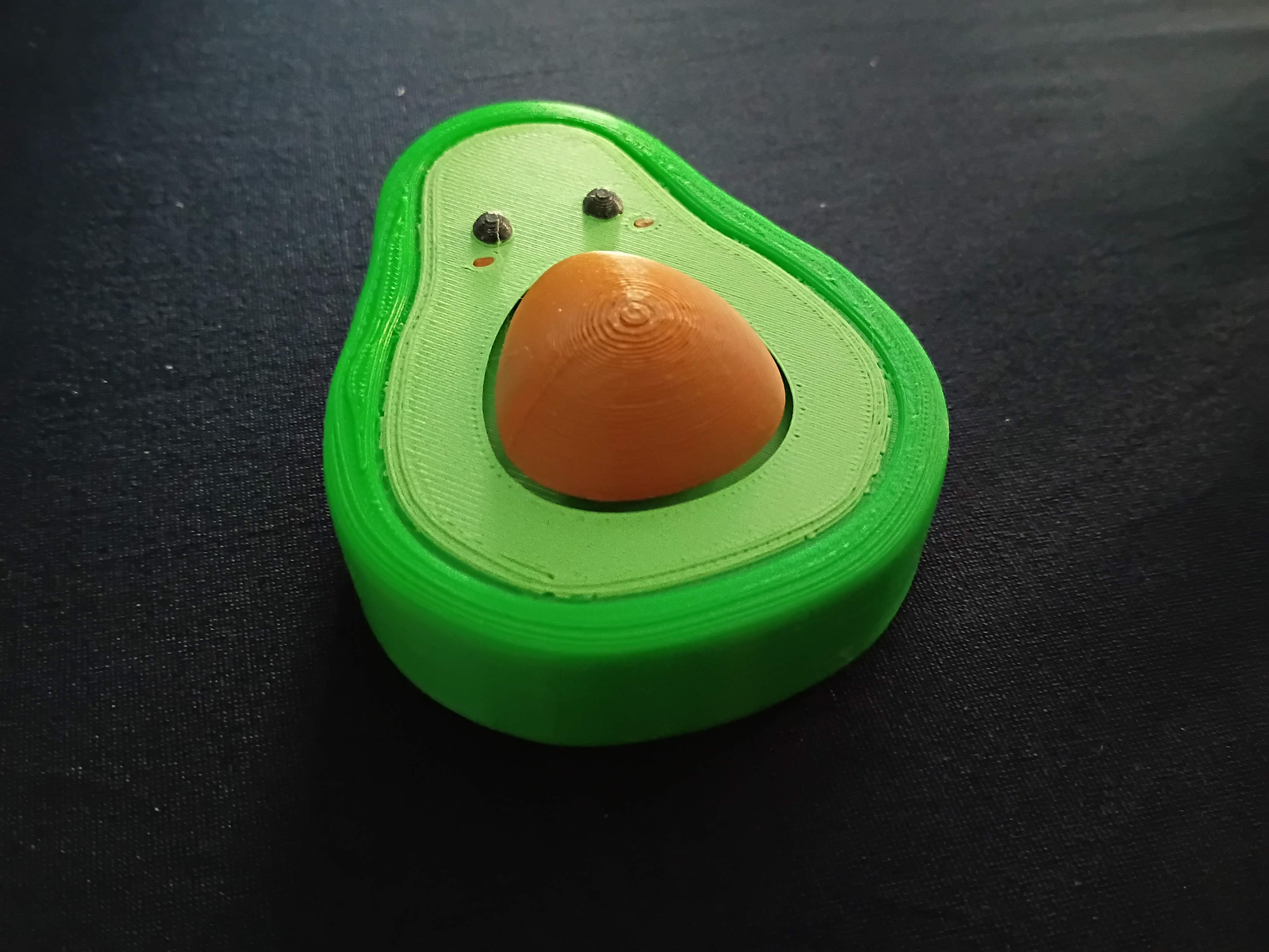 Cute Avocado Clicker 3d model