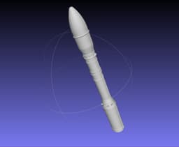 Arianespace ASI ESA Vega Rocket Printable Miniature 3d model