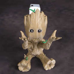 Groot Pen Holder & Desk Organizer 3d model