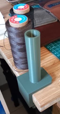 Table Mount Thread Spool for Leatherworking, Sewing etc. 3d model