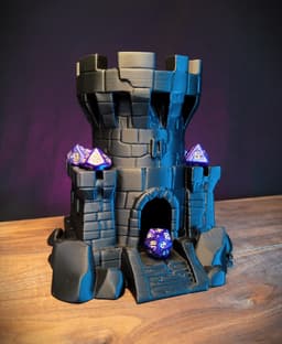 Simple Castle Dice Tower 3d model