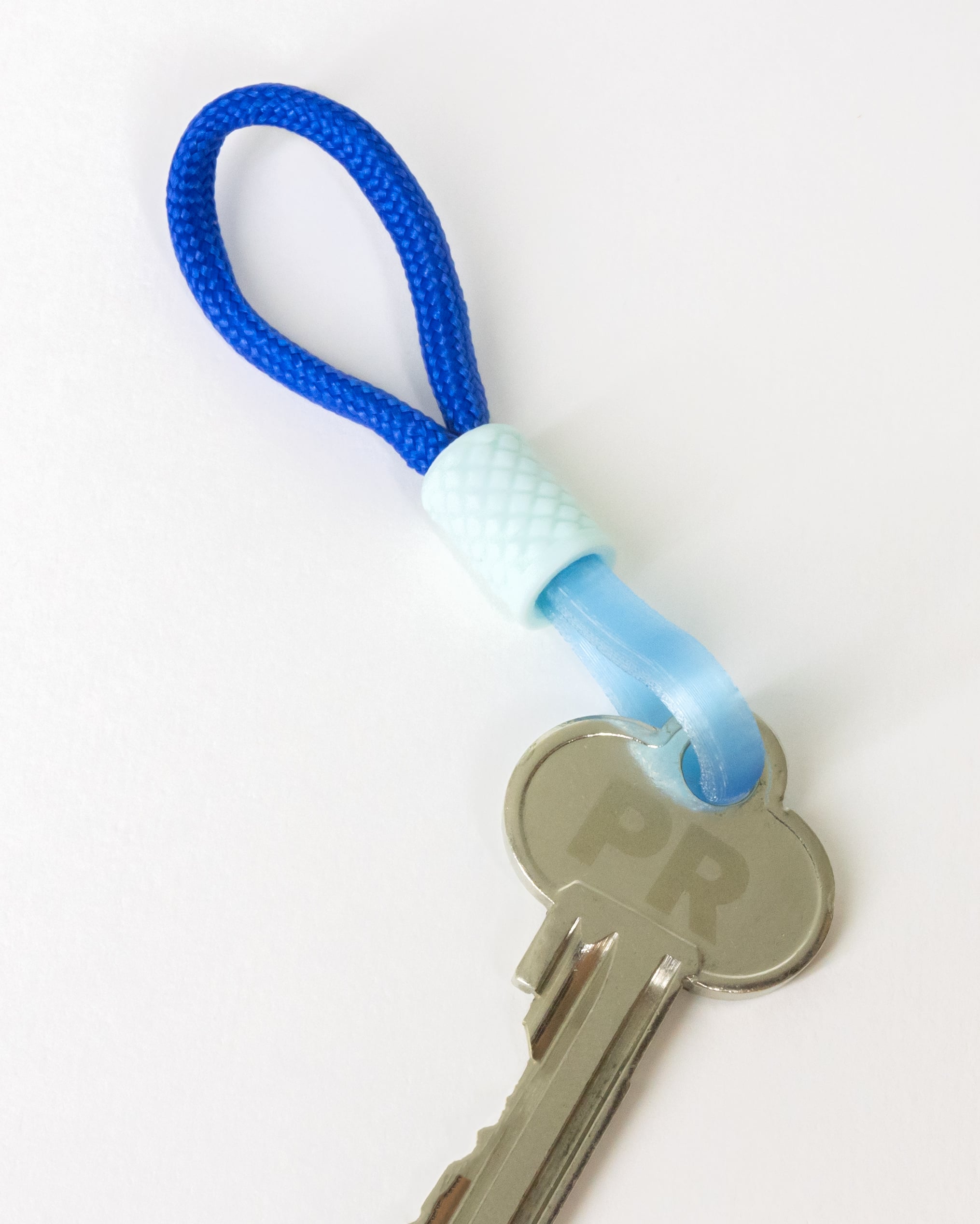 EZPZ Keychain Loop // 8mm Raindrop 3d model