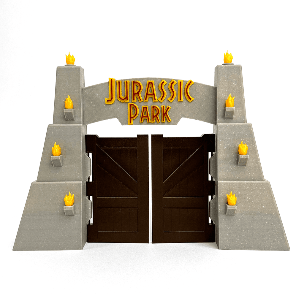 Jurassic Park Gates 3d model