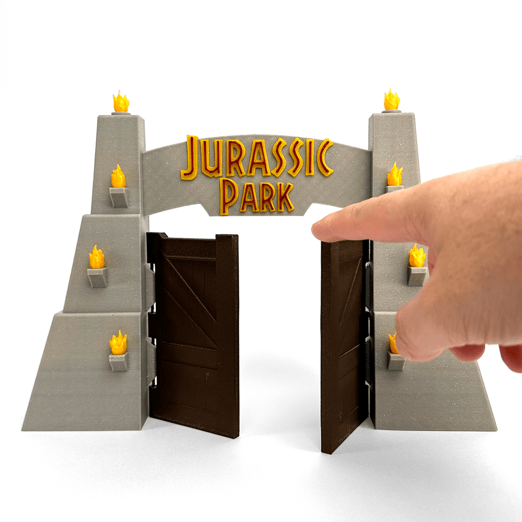 Jurassic Park Gates 3d model