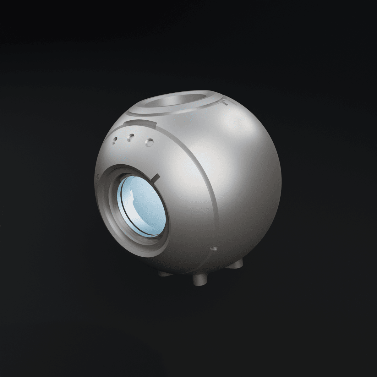 Krakoa flower pod light 3d model