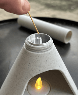 Flue, candle holder with Incense diffuser. 3d model
