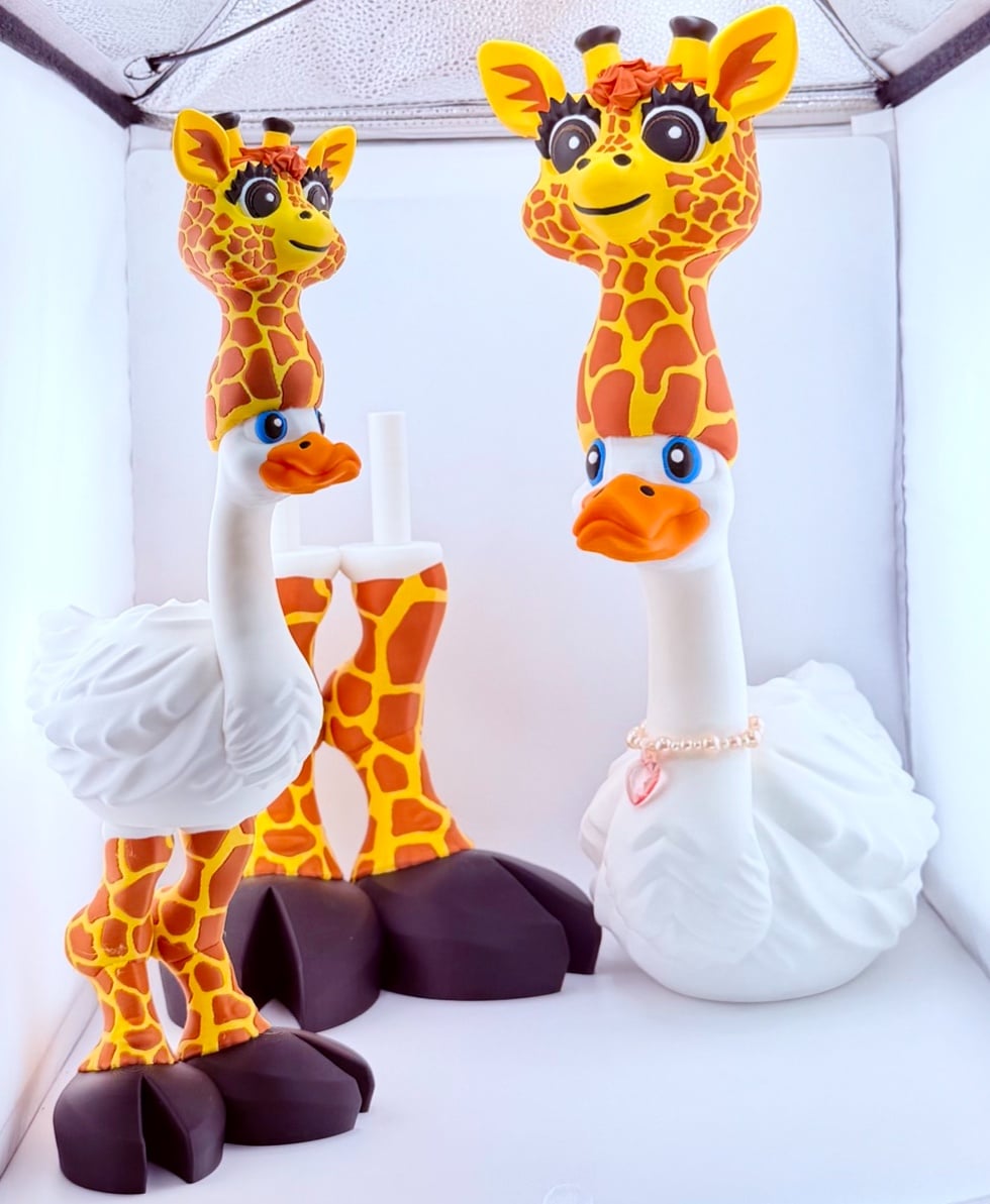 Giraffe Goose Gear for Porch Goose 3d model