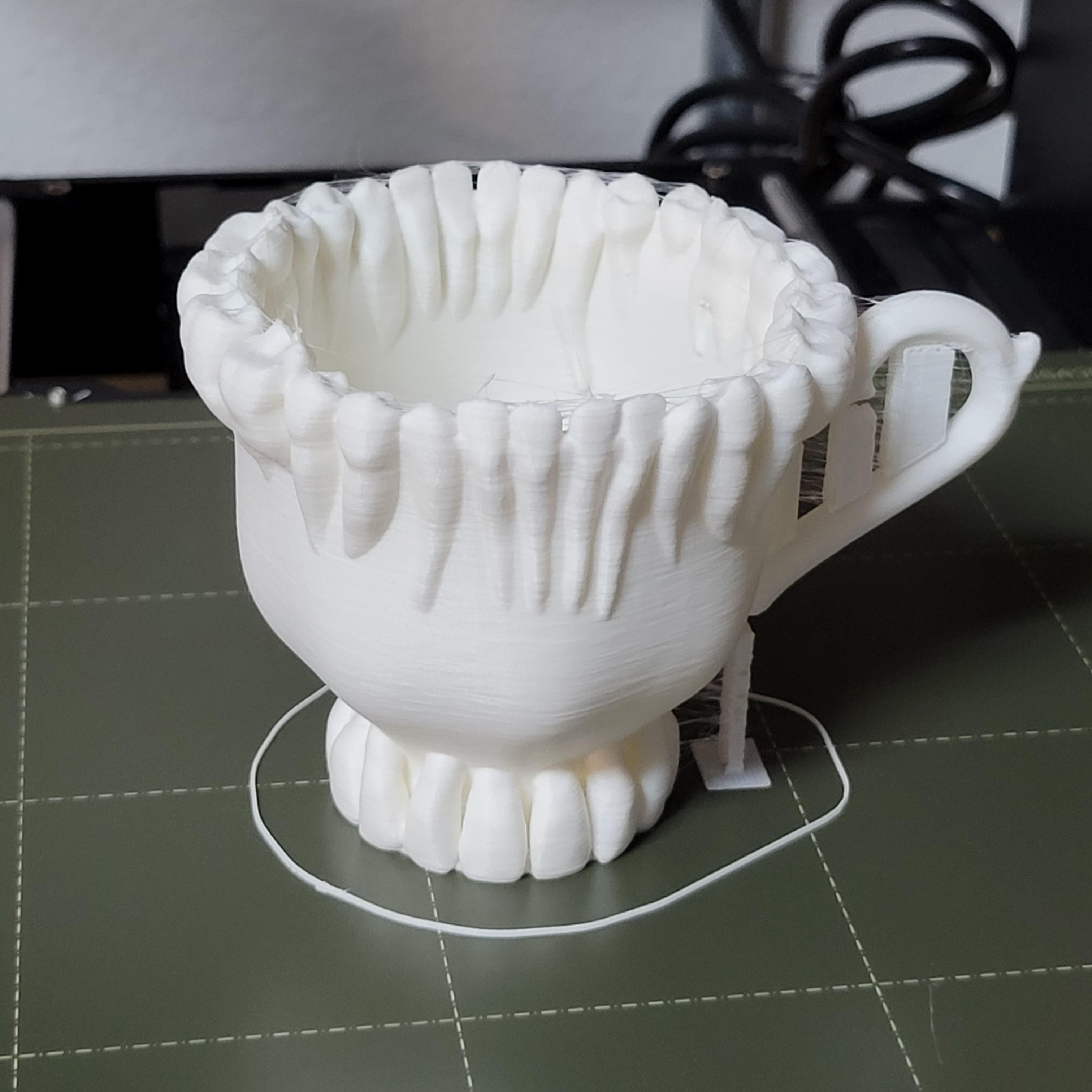Teeth Cup - Fun model! - 3d model